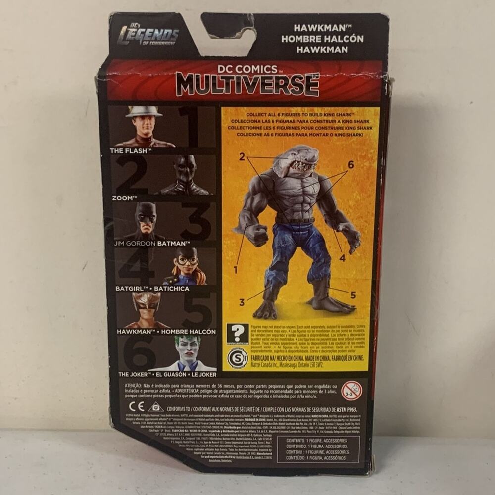 DC Comics Multiverse Hawkman Legends Of Tomorrow King Shark 6” Action Fi… - Picture 2 of 7